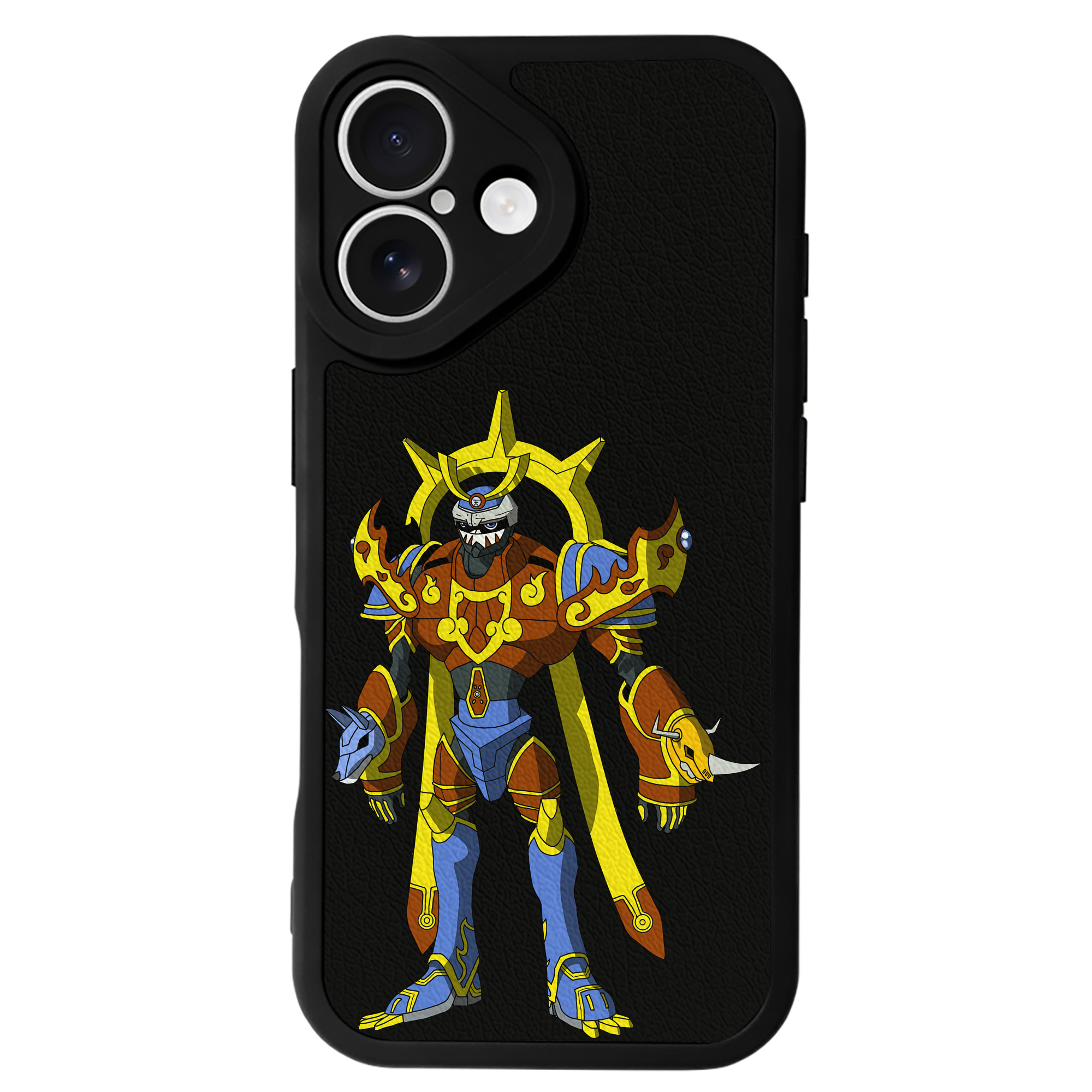 （画像用） Digimon デジタルモンスター/デジモン 【iPhone 16シリーズ対応】シリコンスマホケース（レザー調） 材質：シリコン